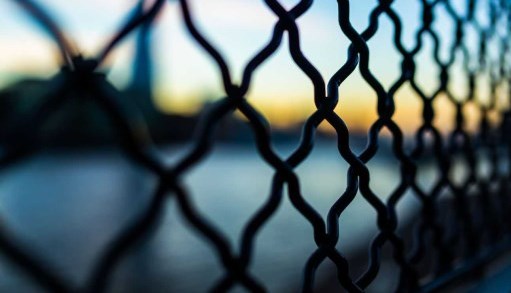 Fence and sunset