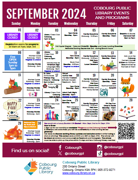 September Calendar 2024